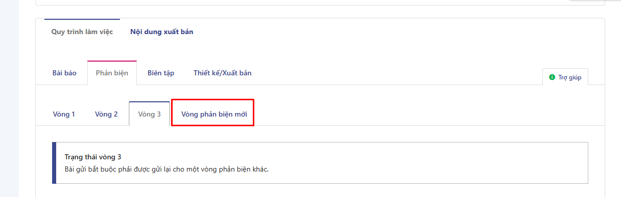 Đọc kết quả phản biện