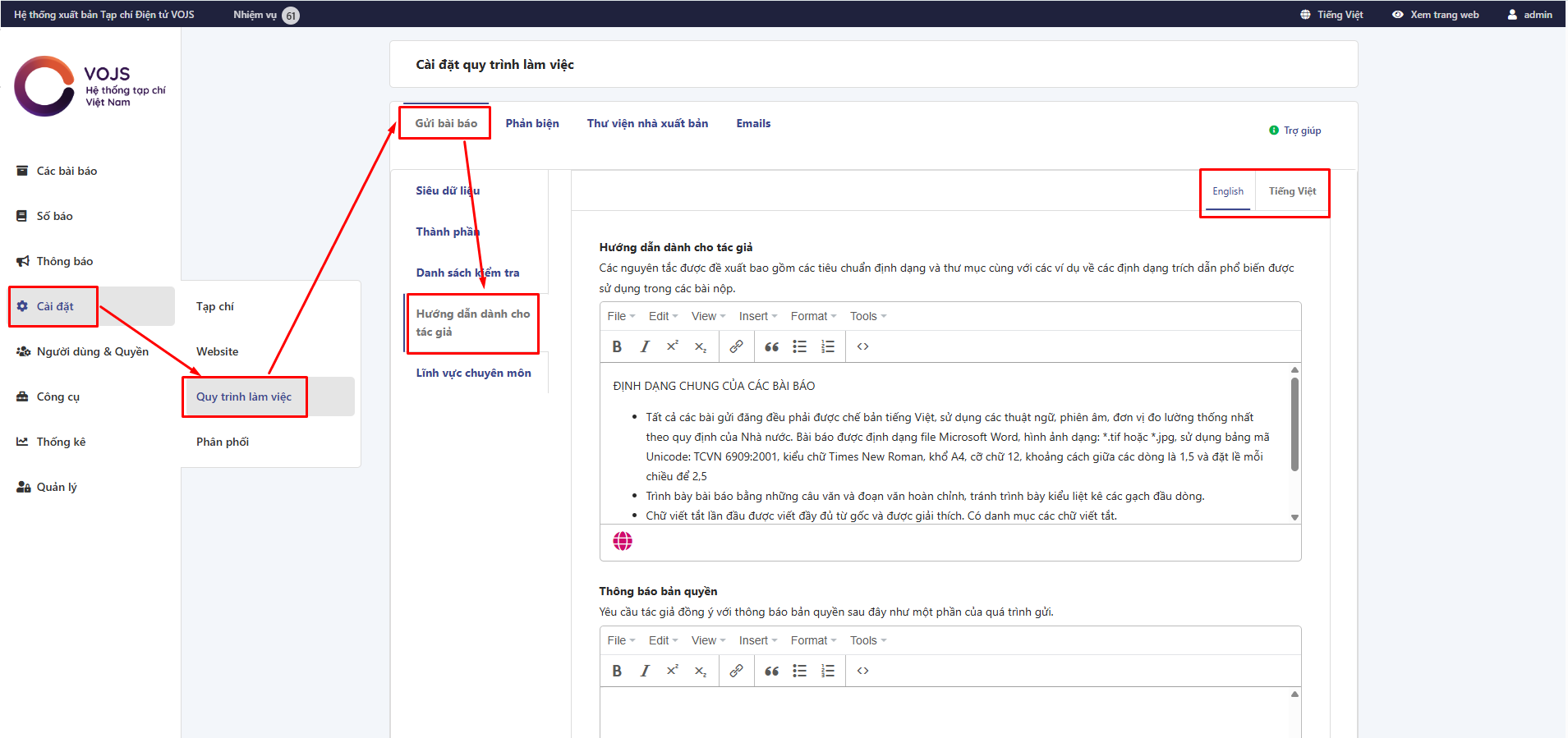 Quy trình làm việc