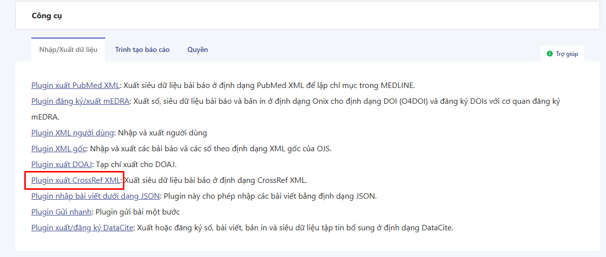 Định danh dữ liệu DOI