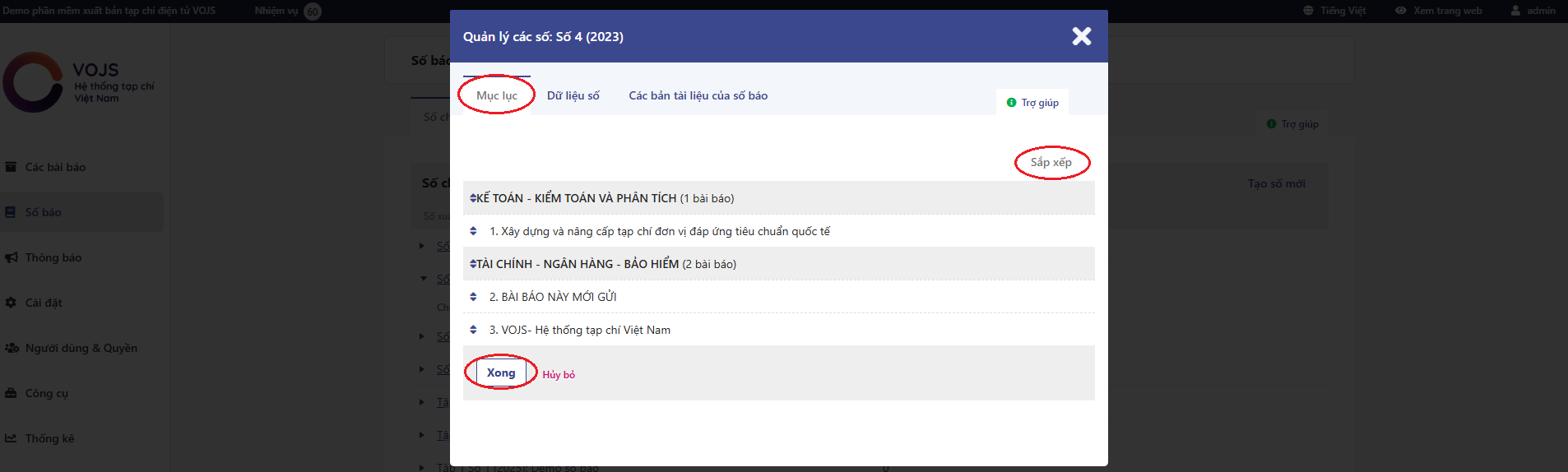 Hướng dẫn tạo số báo